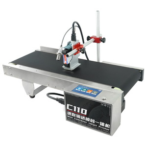 Printer Inkjet Terintegrasi Mini Conveyor 600DPI Layar Sentuh 4.3 Inci C110 untuk Mesin Pengkodean Batch Lini Produksi Kecil - Product Image 4