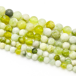 Cuentas de Piedra de <span class=keywords><strong>Jade</strong></span> Serpentina Verde Leche Baratas al por Mayor, Marca Tactful Modelo 0060 Qiti Milk Cap Verde Claro para Fabricación de Joyas - Product Image 5