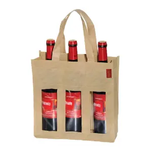 Lianhai benutzer definiertes Logo NON WOVEN PACKING/PROMOTION/SHOPPING Wein beutel