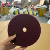 Kit professionnel de tampons de polissage en éponge de 6 pouces, mousse souple et dure pour les fournitures d'atelier de carrosserie automobile
