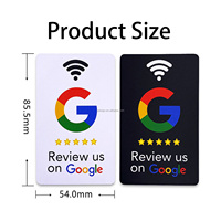 Fabrik-Bestseller: Smarte PVC NFC Tap-Karten 213 RFID Google Review NFC-Karte Petsign
