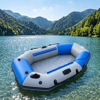 Nouveau bateau pneumatique en PVC haute vitesse pour 4-5 personnes, couleur personnalisable, emballage en caisse en bois, garantie 1 an, pêche
