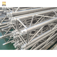 Perno de aleación de aluminio de 300*300mm personalizado, techo de forma octogonal para escenario y evento, techo redondo con patrón cuadrado y triangular
