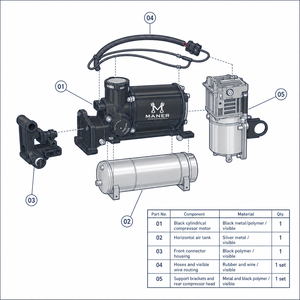 ชุดซ่อมปั๊มเบรก MANER รุ่น 7L0698853 สำหรับ Audi Q7 VW Touareg อะไหล่เปลี่ยนระบบเบรก รับประกัน 18 เดือน - Product Image 5