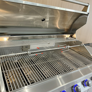 Mueble de Almacenamiento de Acero Inoxidable, Gabinete Metálico para Cocina, Juego de Barbacoa para Exteriores con Refrigerador de Vino para Fiestas <span class=keywords><strong>en</strong></span> Zonas de Aficionados al Fútbol - Product Image 3