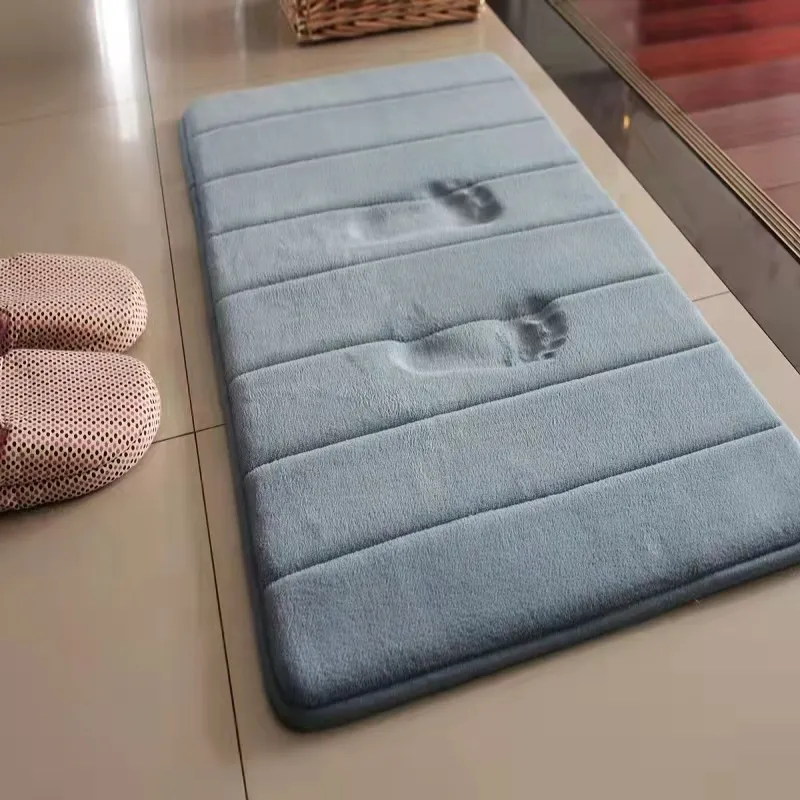 Komfortable wasser absorbierende Boden teppich Wäsche Küchen matten Memory Foam Bade matte für Badezimmer Fußmatten Rutsch fester Bad teppich