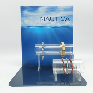 3 tầng rõ ràng <span class=keywords><strong>Acrylic</strong></span> Vòng đeo tay Hiển thị đứng thanh lịch đồ trang sức tổ chức đứng <span class=keywords><strong>Bangle</strong></span> chủ cao cấp Rack hiển thị cho đồ trang sức - Product Image 2