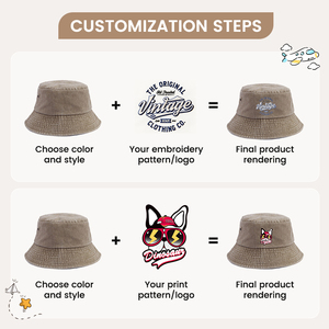Cappello da <span class=keywords><strong>Pescatore</strong></span> in Cotone Tinta Unita per Bambini, Protezione Solare per Ragazze e Ragazzi, Ideale per Spiaggia e Attività all'Aperto, Quattro Stagioni - Product Image 3