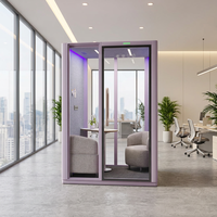 Cabines de bureau insonorisées sur mesure, cabines téléphoniques insonorisées, cabines de réunion insonorisées, cabines d'isolation acoustique