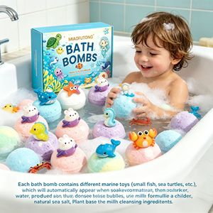 Bolas de Sal Efervescentes para Baño, Bombas de Baño en Caja, Set de Sal Marina para Bañera, ¡Gran Venta! - Product Image 5