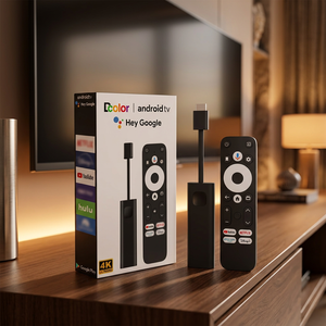 GD1 ทีวีสติ๊กที่ได้รับการรับรองจาก Google ระบบปฏิบัติการ Android 14 ชิปประมวลผล Amlogic S905Y4 Quad Core หน่วยความจำ 2GB+16GB รองรับ BT5.0 WiFi แบบดูอัลแบนด์ ความละเอียด 4K พร้อม Chromecast ในตัว - Product Image 1