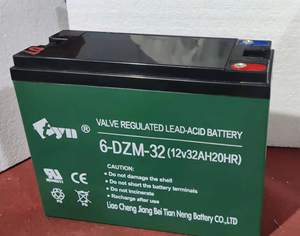 12 В DZM 32AH свинцово-кислотная батарея с глубоким циклом, гелевая герметичная батарея для электрических велосипедов/скутеров, гольф-тележки, игрушки для хранения энергии - Product Image 2