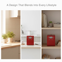 Petit cuiseur à riz électrique 2L 400W faible consommation 8 fonctions de cuisson écran LCD style japonais OEM personnalisable avec tasse doseuse