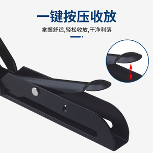 Left Steel Foldable Desktop Keyboard Tray Triangle Shape No Drill Installation With <b>Wrist</b> <b>Rest</b> For Computer Use - Product Image 1