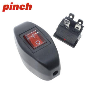 Pinch Kcd1 <b>Switch</b> 3a Ac Dc 24 V Dc Panel Mount Red Green Led Spst Independent - Product Image 3