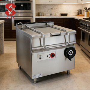 Sartén Comercial Inclinable de Alto Rendimiento, Duradera, Confiable, de Operación Segura y Cocción Rápida para Procesamiento de Alimentos - Product Image 1