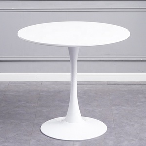 Modern Minimalist Negotiation Marble <strong>Tulip</strong> Chair Nordic Luxury Reception Coffee Dining <strong>Table</strong> Small Round Meeting Office <strong>Table</strong> - Product Image 3