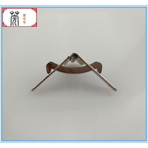 Charnière de meuble Guan Yan Wujin 22x29mm 90 degrés en fer plaqué pour boîte à bijoux et porte de placard - Product Image 4