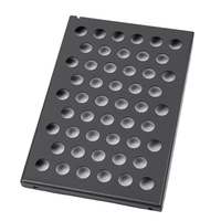Panneau en aluminium moderne perforé découpé au laser pour balustrades mains courantes clôture d'escalier centre commercial/hôtel/villa utilisation résistant à l'eau réglable