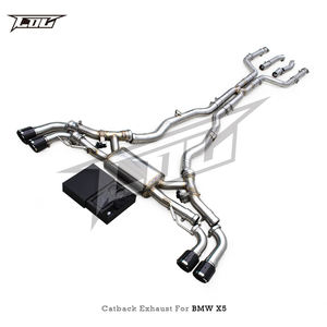 Sistema de Escape Valvetronic con Silenciador Catback de Acero Inoxidable BSK para <span class=keywords><strong>BMW</strong></span> <span class=keywords><strong>X5</strong></span> <span class=keywords><strong>M50</strong></span> 4.4T G05 2019-2023, con Kit de Control de Sonido Activo - Product Image 6