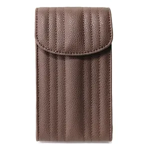 Customized PU Leather Case With Belt Clip For Outdoor Mobile Phone Waist Bag