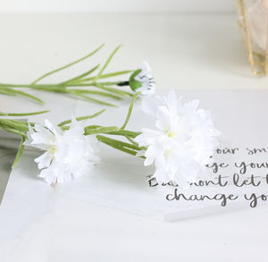 YOPIN-1830 Vente en gros Intérieur Décoratif 3 têtes Soie artificielle Bleuets roses - Product Image 3