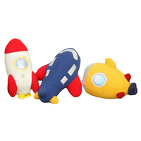 Oreiller en peluche personnalisé de la série Space Oreiller en peluche en forme de vaisseau spatial Coussin en peluche en forme de fusée