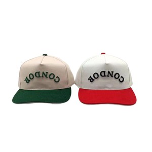Casquette vintage structurée à 5 panneaux en sergé de coton sur mesure professionnelle casquette de baseball et chapeau de sport en polyester avec logo 3D - Product Image 5