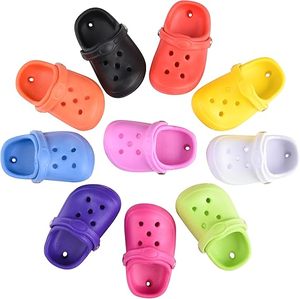 Porte-clés personnalisé avec logo, mini pantoufle mignonne, pour sac à dos, sac à main, décoration, couleurs personnalisées, sandales en silicone, fabrication en usine - Product Image 2