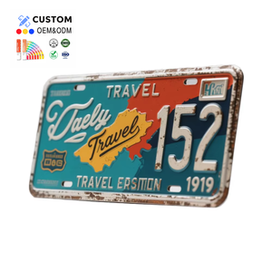 Plaques d'<span class=keywords><strong>immatriculation</strong></span> en aluminium pour concessionnaires automobiles-Écologiques et personnalisables sans minimum de commande - Product Image 1