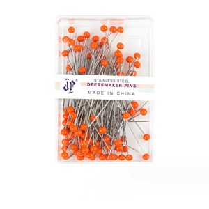 Vente en gros 100 pièces/boîte Boîte <span class=keywords><strong>de</strong></span> 4x45mm <span class=keywords><strong>Épingle</strong></span>s <span class=keywords><strong>à</strong></span> <span class=keywords><strong>tête</strong></span> ronde en perle <span class=keywords><strong>de</strong></span> couleur pour couture, <span class=keywords><strong>épingle</strong></span>s <span class=keywords><strong>à</strong></span> <span class=keywords><strong>tête</strong></span> en <span class=keywords><strong>verre</strong></span> droites - Product Image 4