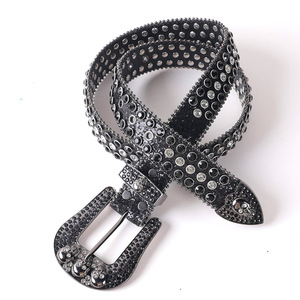 Gran oferta, cinturón <span class=keywords><strong>Simon</strong></span> para hombres y mujeres, Diamante de agua de lujo con hebilla de aleación de entrega rápida de cristal de alta calidad - Product Image 2