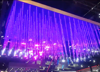 Lumières de scène d'événement 5050RGB 3D Led Meteor Tube RGB Full Color Change Dynamic Led pour la décoration de plafond d'événement