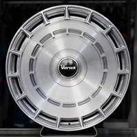 Jantes en alliage forgé Viorock, finition argent brossé, jantes personnalisées de 18 à 24 pouces pour Rolls-Royce Phantom, Mercedes G63, Tesla Cybertruck