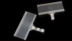 Pvc nhựa Kệ giữ nhãn treo dây hiển thị cho giá thẻ cho kho & siêu thị nguồn cung cấp - Product Image 5