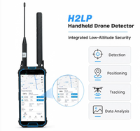 Détecteur de drone portable de 6 pouces 100 MHz-6 GHz pour la détection, la positionnement et le suivi des drones