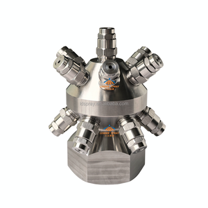 Đa Đầu Bể Rửa Phun Cố Định 13Pcs Đầu 6353 Thép Không Gỉ Có Thể Tháo Rời Máy Bay Phản Lực Đầy Đủ Hình Nón Phun Vòi Phun - Product Image 2