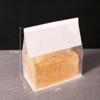 Sac alimentaire pour pain grillé à bord roulé Sac à pâtisserie Sac à pâtisserie pour pain grillé à bord roulé