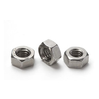 DIN 934 304 baut dan mur heksagonal baja tahan karat M6 M8 M10 M12 M16 mur segi enam