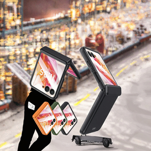 Étui de protection de luxe mat en PC avec charnière pour Motorola Razr 50 40 Ultra/Razr 50/Razr+ – Design épuré avec <span class=keywords><strong>film</strong></span> de protection en verre pour petit écran - Product Image 3