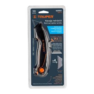 Truper NM-6 7' Retractable <b>Utility</b> <b>Knife</b> with Aluminum Body - Product Image 1