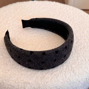 Nouveau serre-tête <span class=keywords><strong>court</strong></span> en velours à pois pour femme, polyvalent, pour le lavage du visage et le maintien des <span class=keywords><strong>cheveux</strong></span>, avec volume sur le dessus de la tête, accessoire capillaire - Product Image 2
