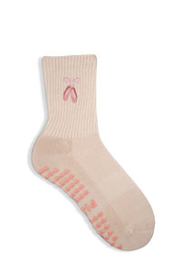 Maquette rapide OEM Design personnalisé Chaussettes de Pilates de yoga antidérapantes Chaussettes de marque Fitness Pilates Reformer Chaussettes de danse populaires - Product Image 5