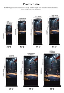 Android tầng thường vụ LCD màn hình cảm ứng kiosk dọc kỹ thuật số biển và hiển thị - Product Image 3