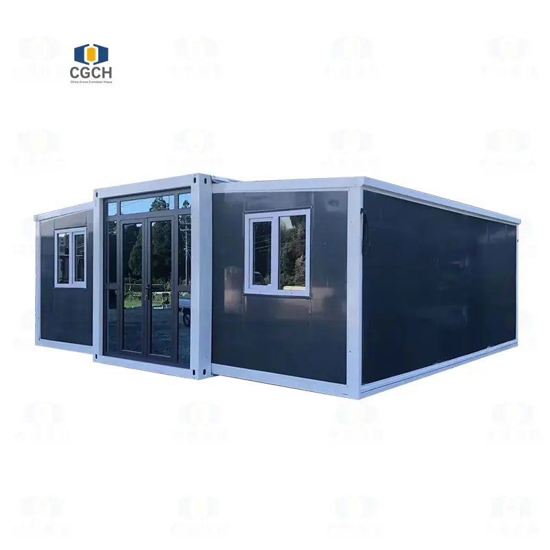 CGCH 20 Fuß Luxus-Ferrhaus tragbare erweiterbare Kabine modulare Häuser faltbares Containerhaus