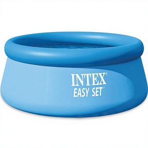 <span class=keywords><strong>Piscine</strong></span> gonflable <span class=keywords><strong>Intex</strong></span> 28120EH 10 pieds x 30 pouces - Matériau résistant aux perforations - Gonflage rapide - Capacité de 1018 gallons - 23 pouces de profondeur d'eau - Product Image 1