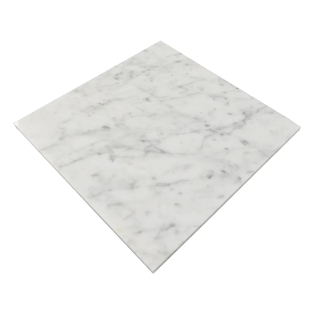 80cm x 80cm piastrelle per pavimenti in marmo italiano di grandi dimensioni Carrara White