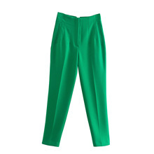 Pantalones de <span class=keywords><strong>Mujer</strong></span>, Nuevos Productos de Verano, Estilo Retro, a la Moda, Combinables con Todo, de Cintura Alta, Casuales - Product Image 6