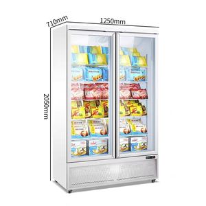 Réfrigérateur vertical de boisson vertical de porte en verre triple de cuisine de victoire pour l'usage d'hôtel et de restaurant de cuisine - Product Image 5