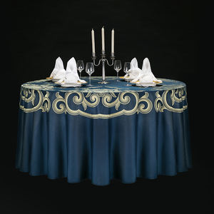 Nappe de table tissée de luxe SIWEI pour hôtels, nappe en poly pour restaurants étoilés <span class=keywords><strong>Michelin</strong></span> - Product Image 1